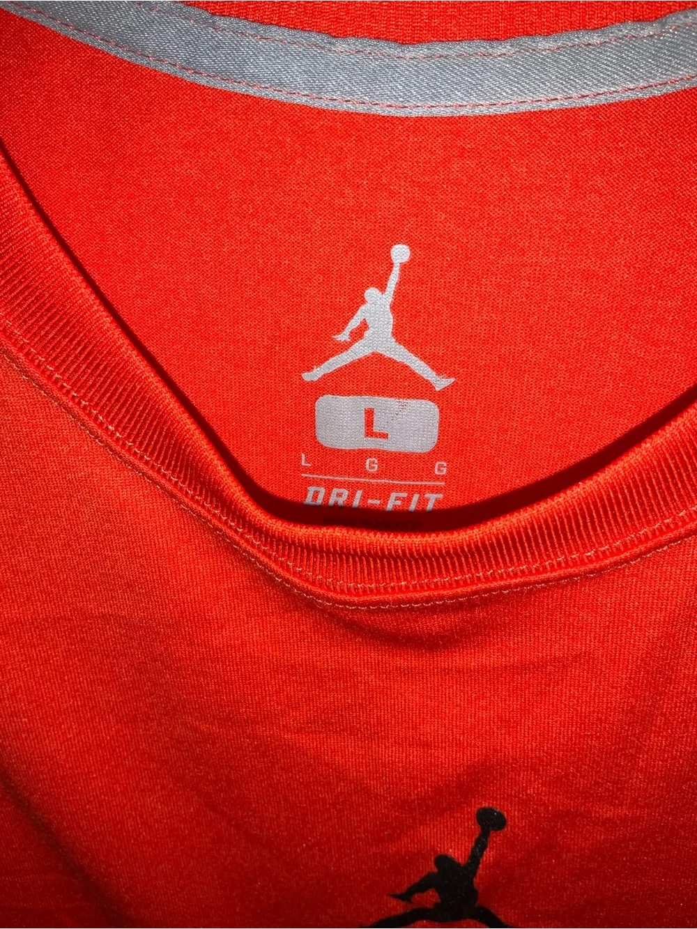 Jordan Orange Short-Sleeve Crewneck T-Shirt